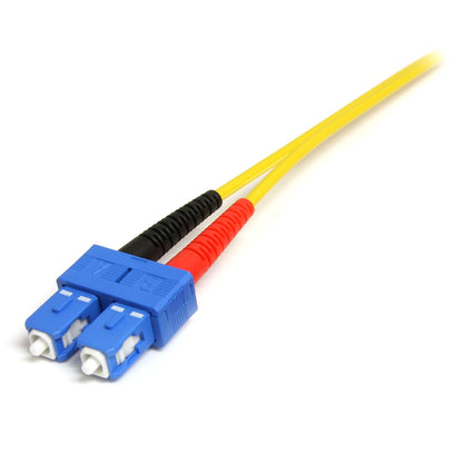 StarTech SMFIBLCSC7 Cable para Red de Fibra Óptica Dúplex de Modo Único, LC a SC, 7 m