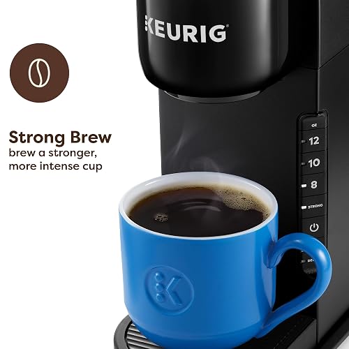 Keurig K-Express - Cafetera K-Express para cápsulas de una sola porción, 3 tamaños de preparación, función de botón fuerte, depósito extraíble de 40 onzas, color negro