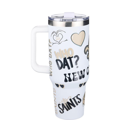 The Memory Company - Vaso de 40 onzas de Team Spirit Game Day