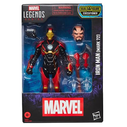 Marvel Legends Iron Man Mark 72 Figura 15 cm | Marvel Legends Figura de acción de 6 pulgadas BAF Verdugo - Iron Man Mark 72