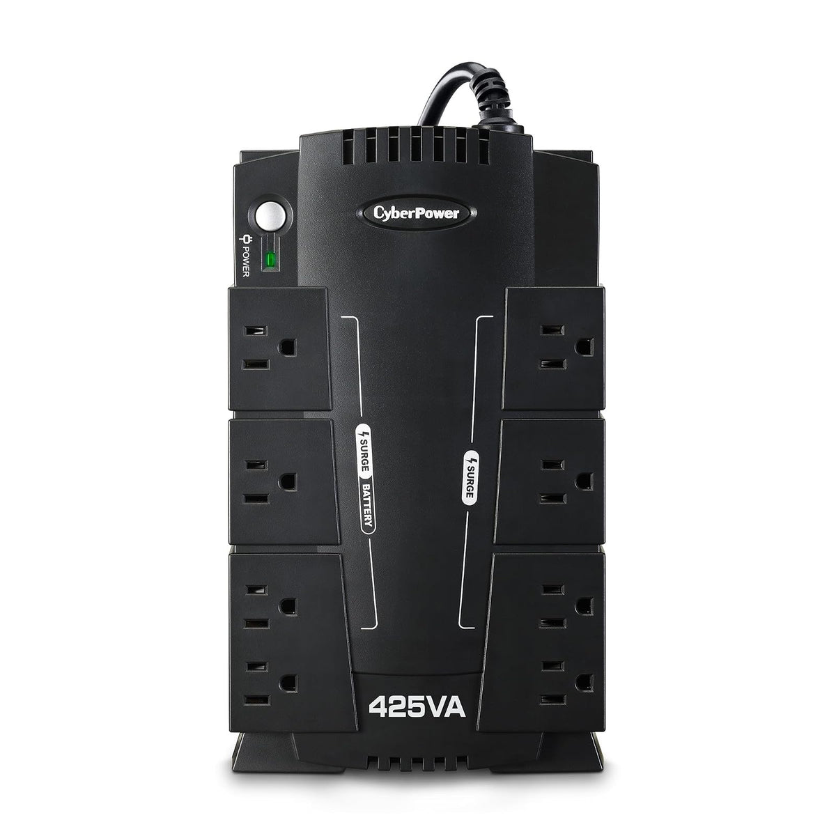 CyberPower CP425SLG - Fuente de alimentación continua, 425VA, 255W, Compact, Negro