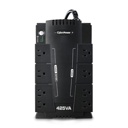 CyberPower CP425SLG - Fuente de alimentación continua, 425VA, 255W, Compact, Negro