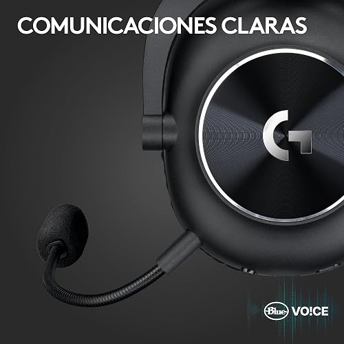 Logitech G Pro X 2 Lightspeed Audífonos Inalámbricos Gaming | Mic. Desmontable, Drivers de 50 mm, Bluetooth, Cable 3.5 mm, DTS Headphone:X 2.0, 50 Horas de Batería