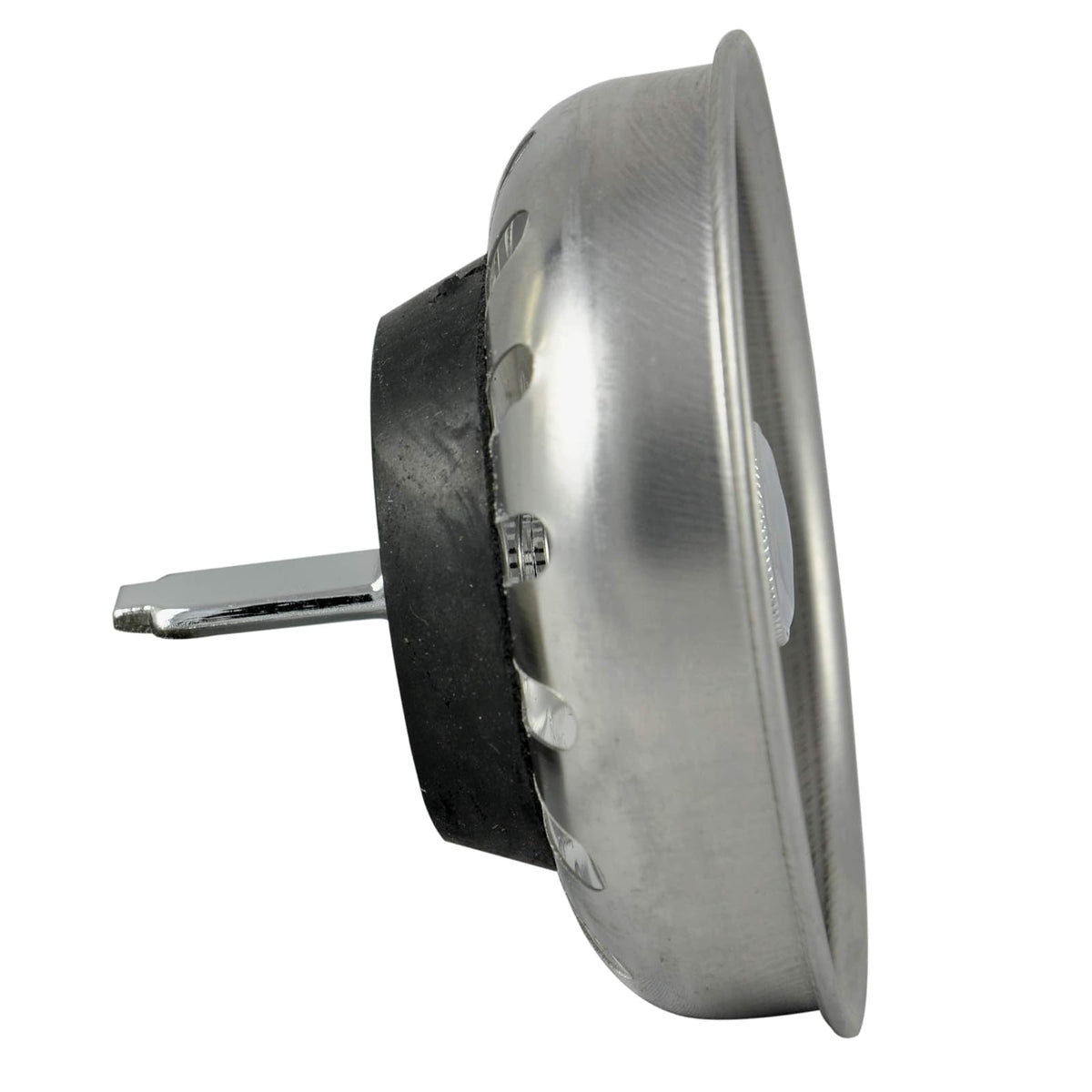 Danco 88275 - Cesta de fregadero de cocina de 3-1/4 pulgadas, protector contra salpicaduras con poste estacionario, acero inoxidable