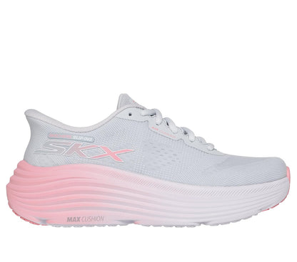 Skechers Max Cushioning Endeavour Hallandale Tenis Mujer - 26.0 cm - Gris - Rosa
