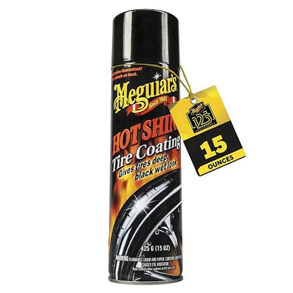 Meguiar's Revestimiento de Neumáticos NXT Insane Shine G13815, 443 ml | Dale a los neumáticos un brillo húmedo profundo y una protección duradera con una fórmula avanzada de autoexpansión