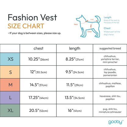 Gooby Chaleco de moda para perro, verde, pequeño, cálido chaleco con cremallera y correa de doble anillo en D, suéter para perro pequeño resistente al agua de invierno, ropa para perros pequeños, niños o perros medianos