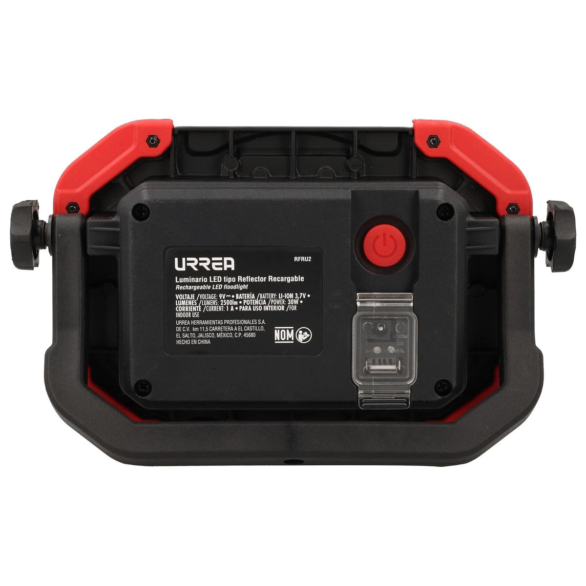 Urrea Herramientas RFRU2 Urrea Reflector recargable, 2500lm, 30W, pack of/paquete de 1