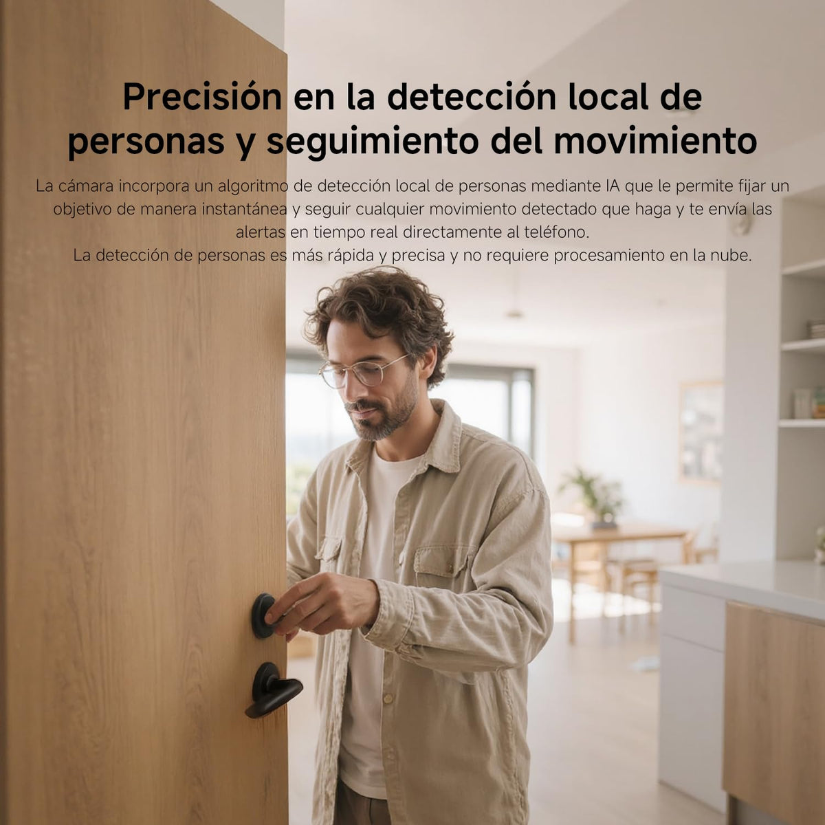 XIAOMI Smart Camera C201, Interior 360°, 1080P HD, Camara vigilancia Bebe | WiFi 6, Cubierta Física de Lente, Visión Nocturna en Color, Audio Bidireccional, Compatible con Alexa y Google