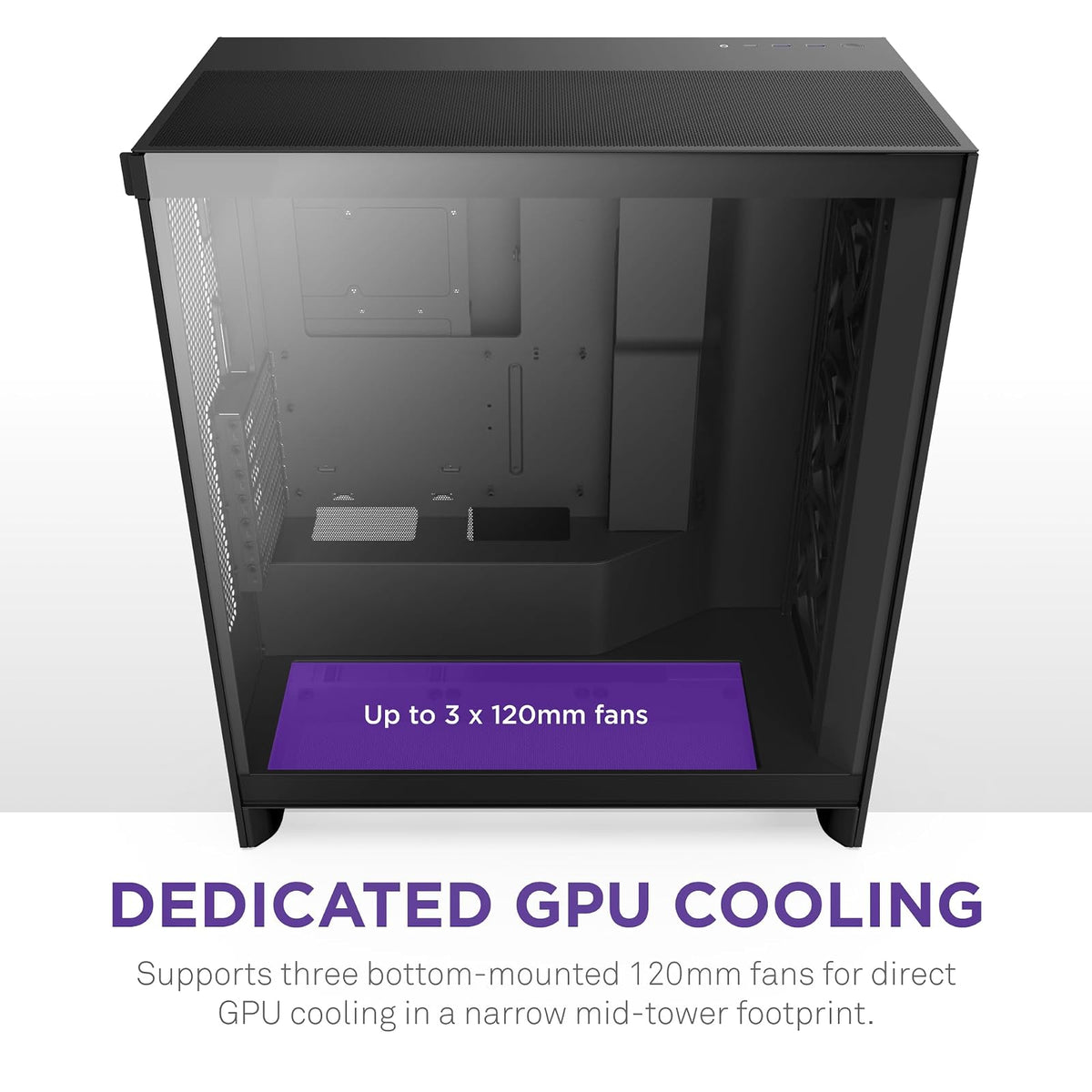 NZXT GABINETE H7 Flow/Negro/Midi-Tower/Gamer