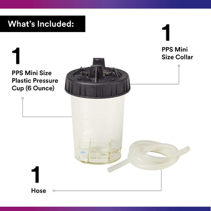 PPS 3M Tipo H/O Copas Grandes de presión, Mini, Transparente, 1