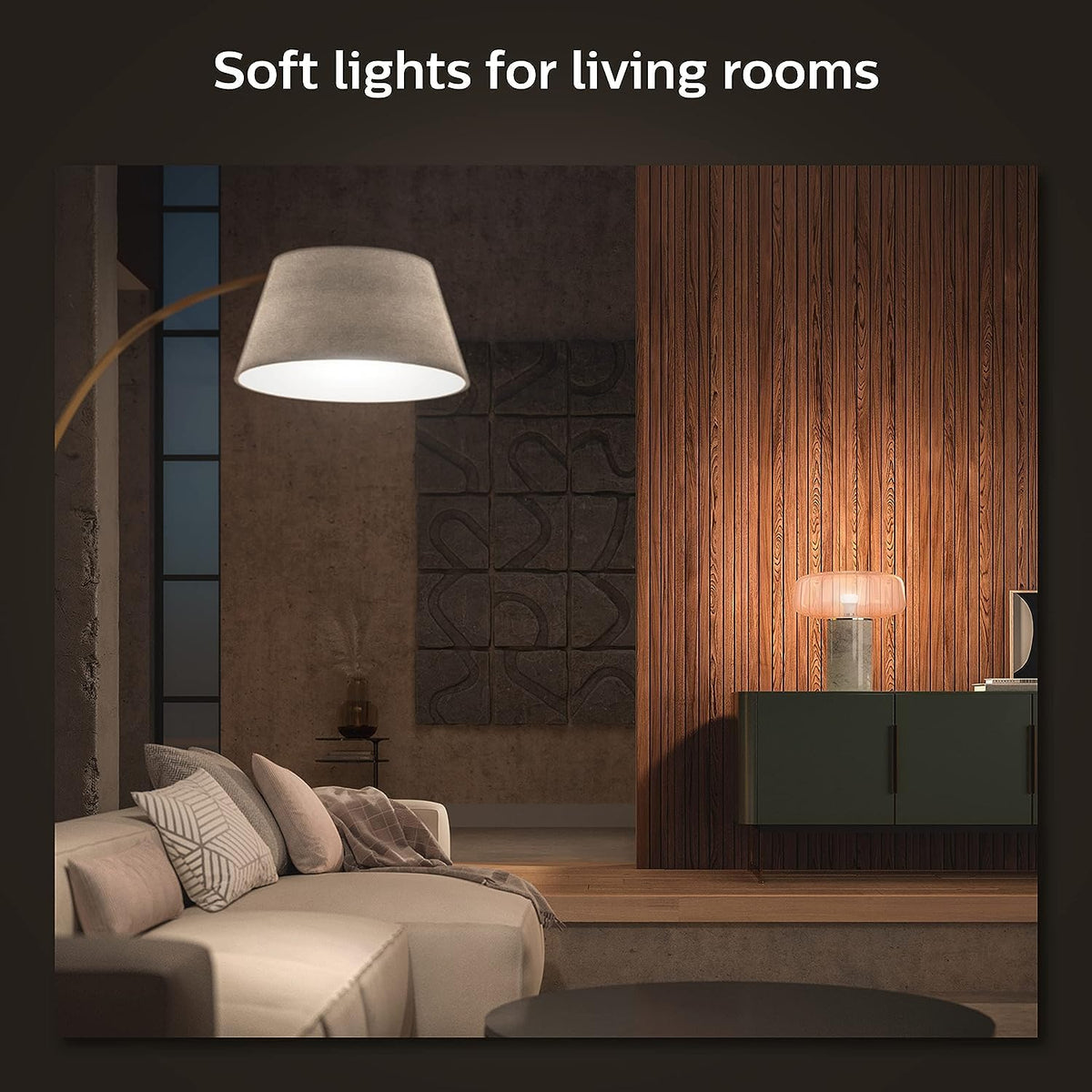 Philips Hue Paquete de 2 bombillas inteligentes A19 de color blanco, 1100 lúmenes, compatible con Bluetooth y Zigbee (concentrador de color opcional), funciona con Alexa y Google Assistant