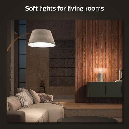 Philips Hue Paquete de 2 bombillas inteligentes A19 de color blanco, 1100 lúmenes, compatible con Bluetooth y Zigbee (concentrador de color opcional), funciona con Alexa y Google Assistant