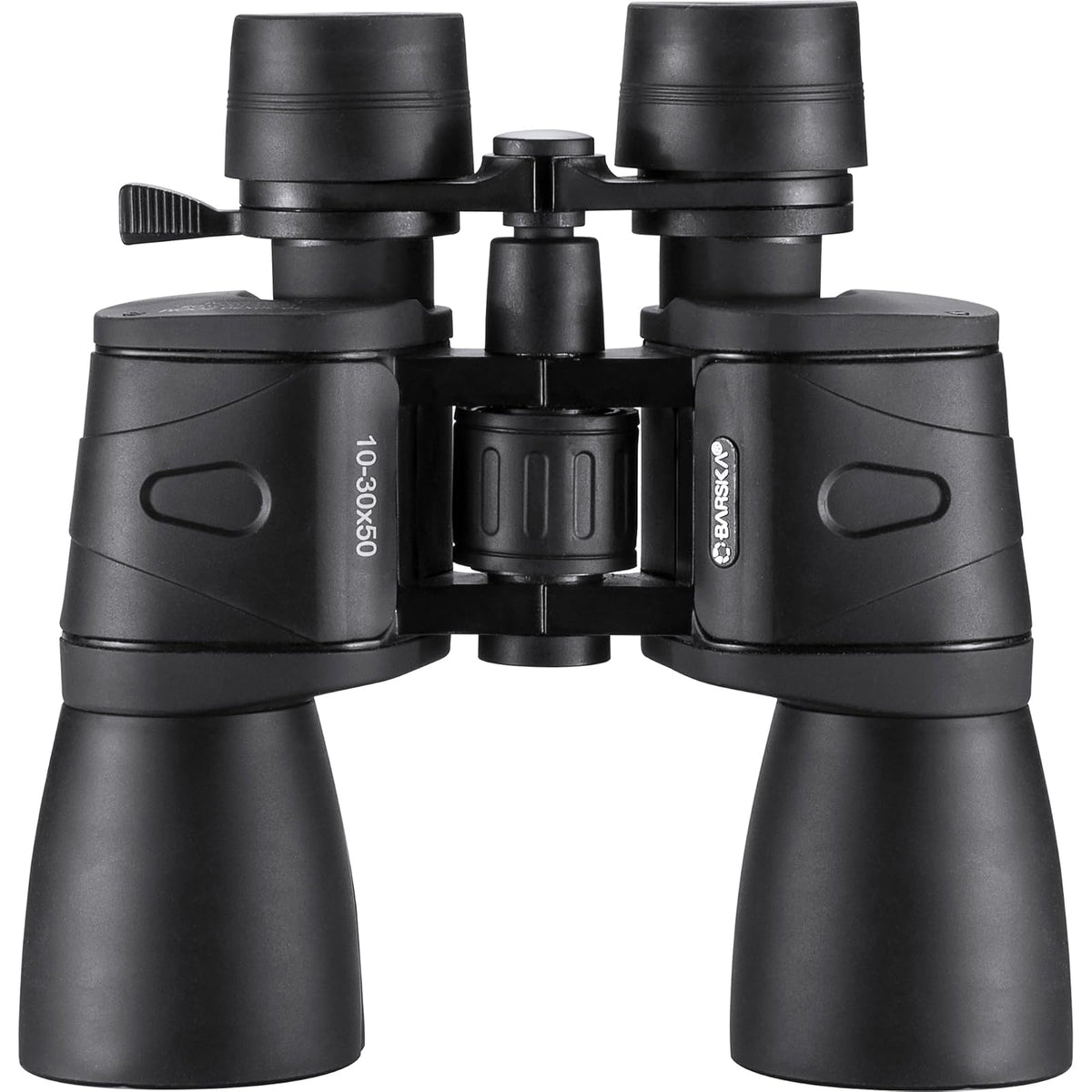 Barska AB10169 10-30x50 Gladiator Zoom Ruby Lens Porro BK-7 Prism , Black (Clam Pack)