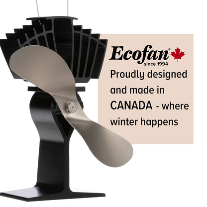Ecofan AirMax - Ventilador de estufa de calor - Diseño clásico potente, rendimiento excepcional, perfecto para estufas de leña, 175 CFM, circula el aire caliente de manera eficiente y reduce el costo