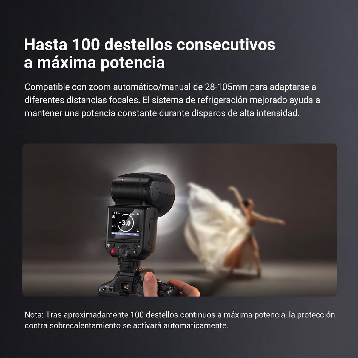 NEEWER Z2PRO-C 2,4G TTL Flash Speedlite de Cabeza Redonda Compatible con Canon, 76W 1/8000s HSS Luz para Fotografía de Cámara con Interfaz de Usuario Mejorada 2 Lámpara Modelado, TTL/M TCM Interruptor