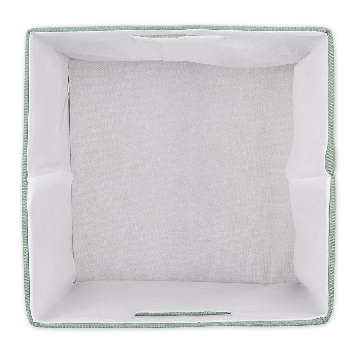 DII cubeta de Almacenamiento Plegable de poliéster, sólido, Ligero y Duradero, Cuadrado Grande, 13 x 13 x 13 Pulgadas, alcachofa