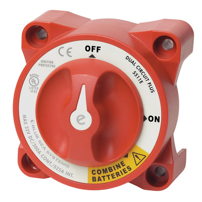 Blue Sea Systems - Interruptores de batería serie E de 350 A - Doble Circ. Más