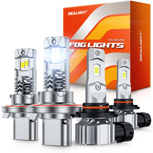 Sealight Focos LED Combinados H13 y H10 6500K Blanco Frío para Ford F-150 2004-2014