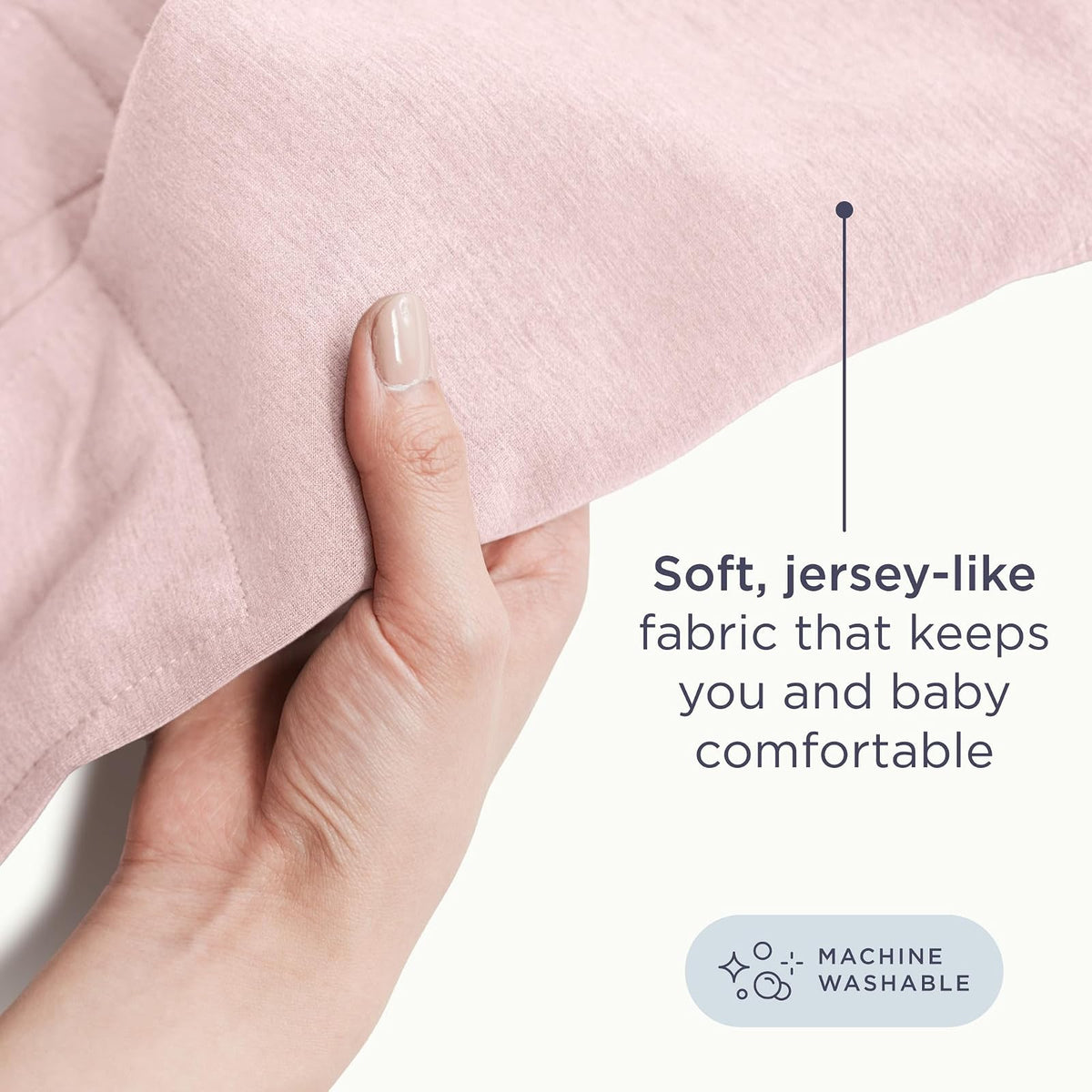 Ergobaby Embrace - Portabebés para recién nacidos a niños pequeños, portabebés transpirables para el verano, elementos esenciales acogedores (7-25 libras), punto Ponte, color rosa rubor