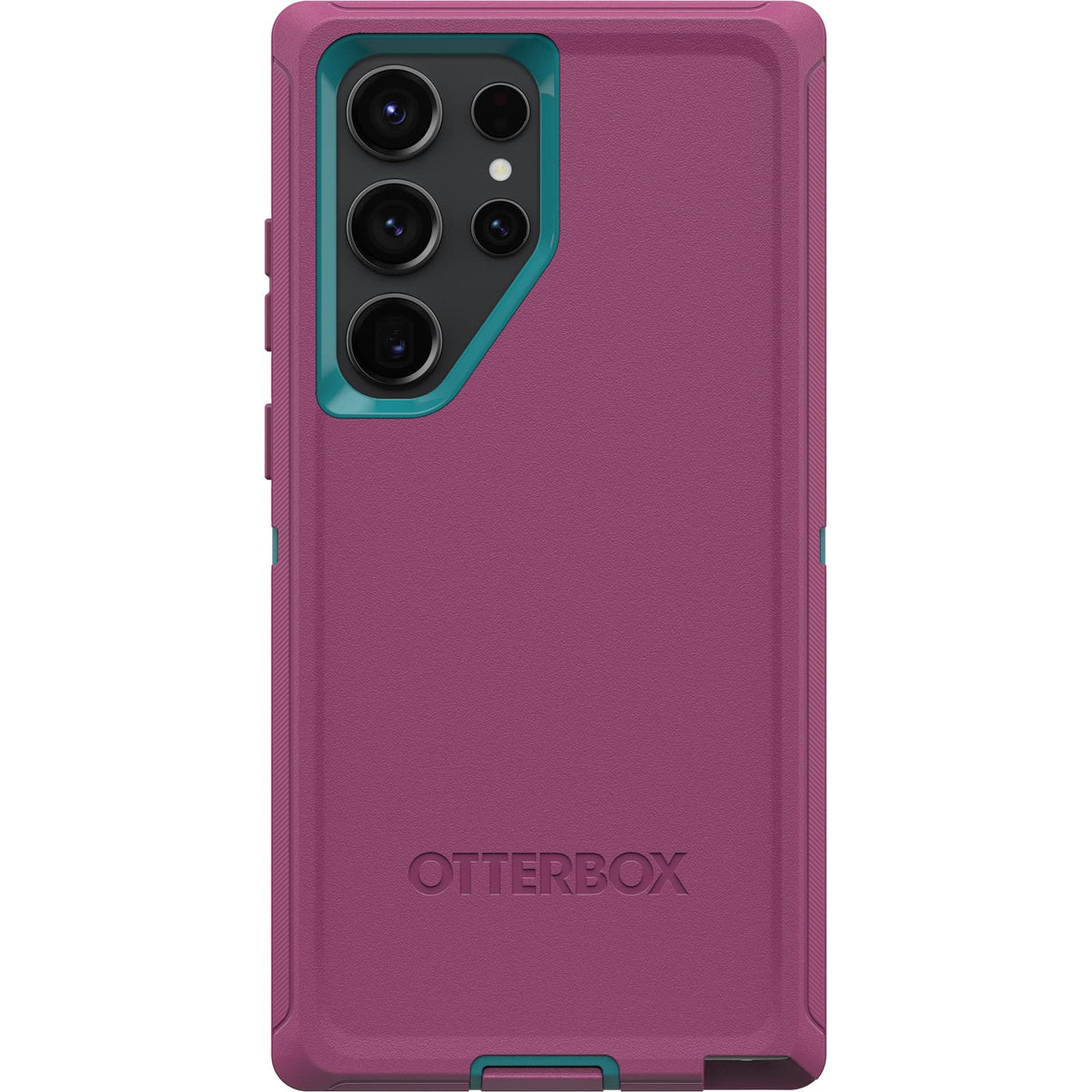 Otterbox Funda para Galaxy S23 Ultra Defender Series - Canyon Sun (), Resistente Y Duradera, con Protección De Puerto, Incluye Soporte con Clip De Funda Rosa