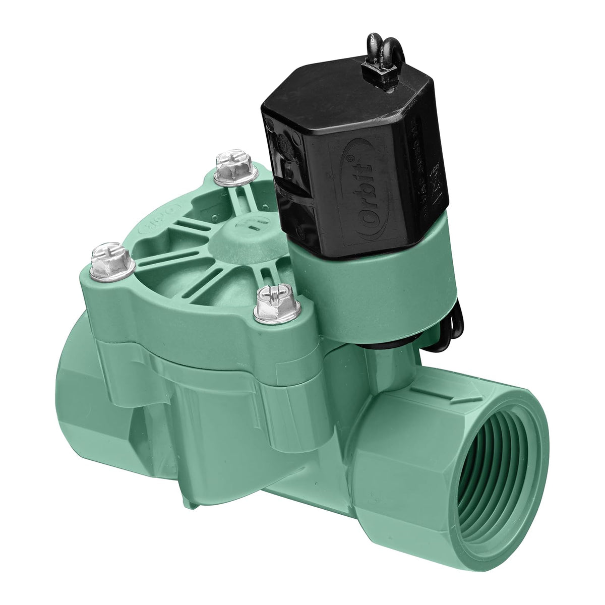 Orbit 57280 Female Pipe Threaded Auto Inline Sprinkler Valve, 3/4" | FPT hembra, PVC, para sistemas de aspersión y goteo