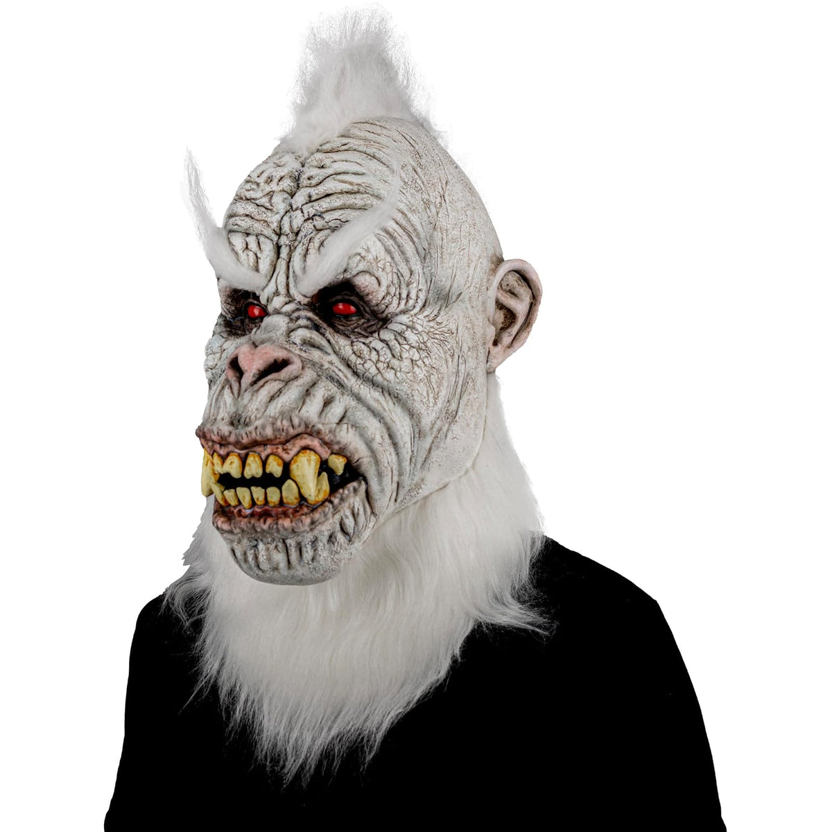 Ghoulish Productions Máscara De Látex Yeti, Accesorio Látex Cosplay Monstruos Leyendas, Disfraz Aterrador para Halloween y Fiestas Temáticas, Cosplay Monstruo de la Montaña, Diseño Artesanal