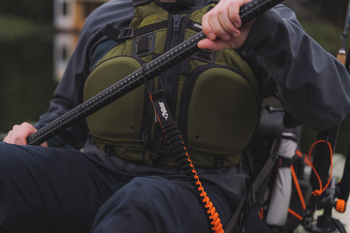 Pelican - Correa de Paleta y Correa para Pescar - Soporte para Remo - Accesorios para Kayak - Barra Enrollable para Kayak y paletas Sup