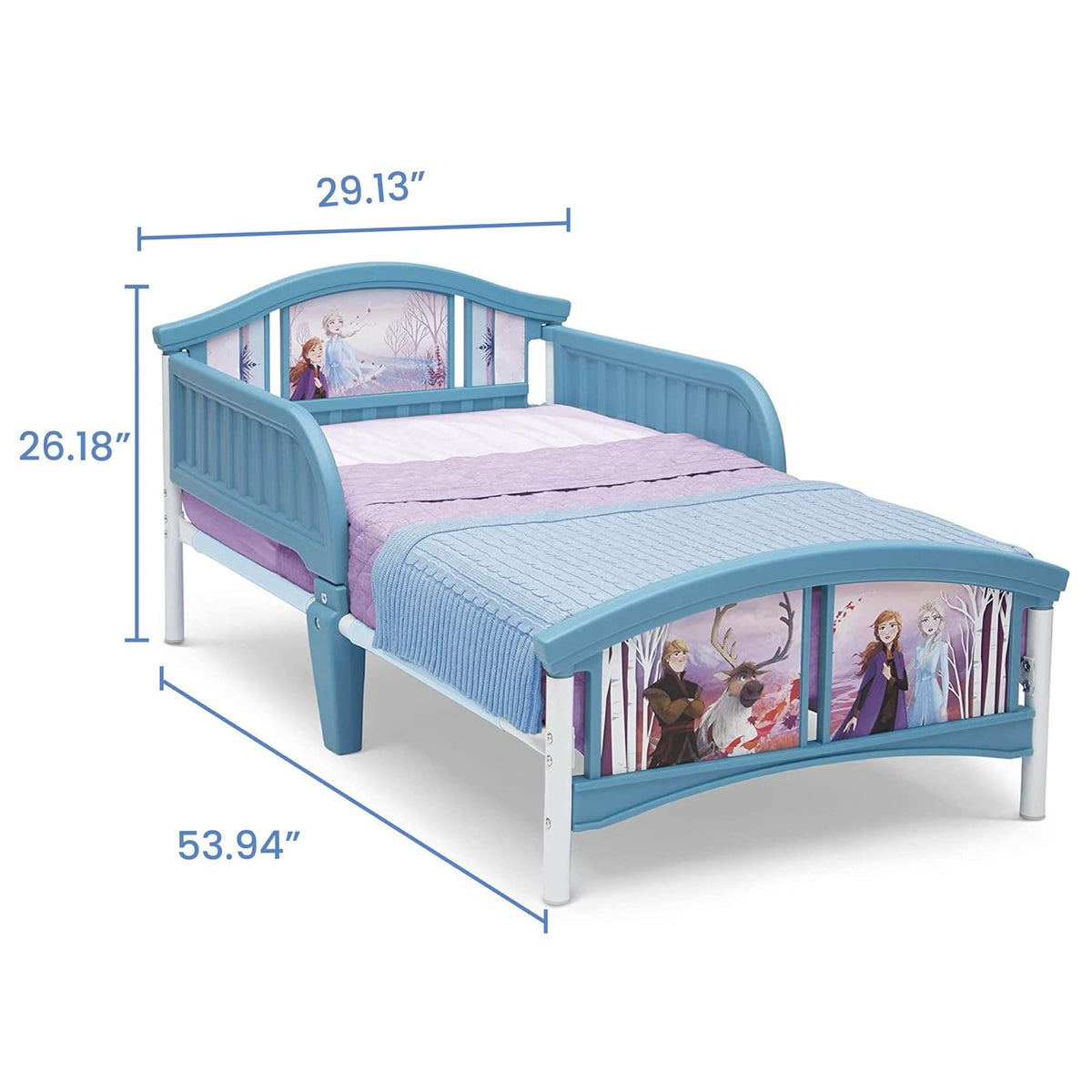 Delta Kids - Cama infantil de plástico para niños, Disney Frozen II