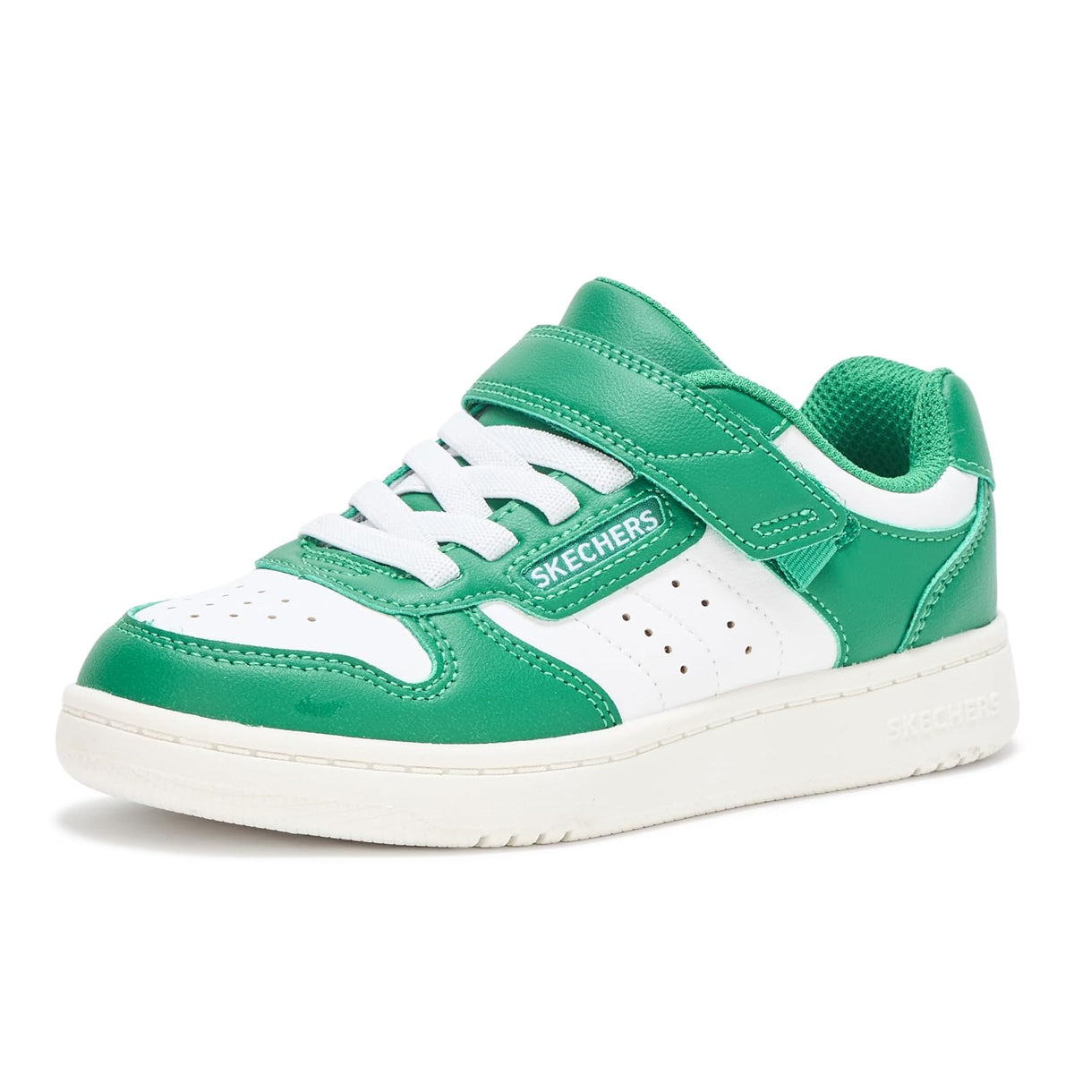 Skechers Quick Street Tenis para Niño - 17.0 cm - Verde - Blanco