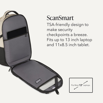 SwissGear Mini 1900 Scansmart Slim Version Laptop Backpack Mochila para laptop Unisex adulto