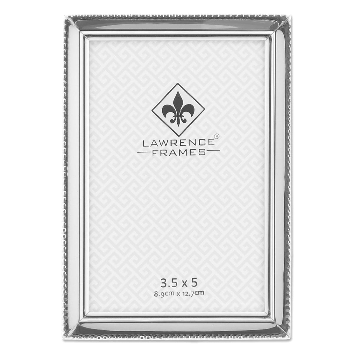 Lawrence Frames Marco de Fotos Triple con Bisagra, Latón Antiguo - Plata - 3.5x5