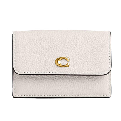 Coach Essential Mini portafolios Trifold, Tiza, One Size