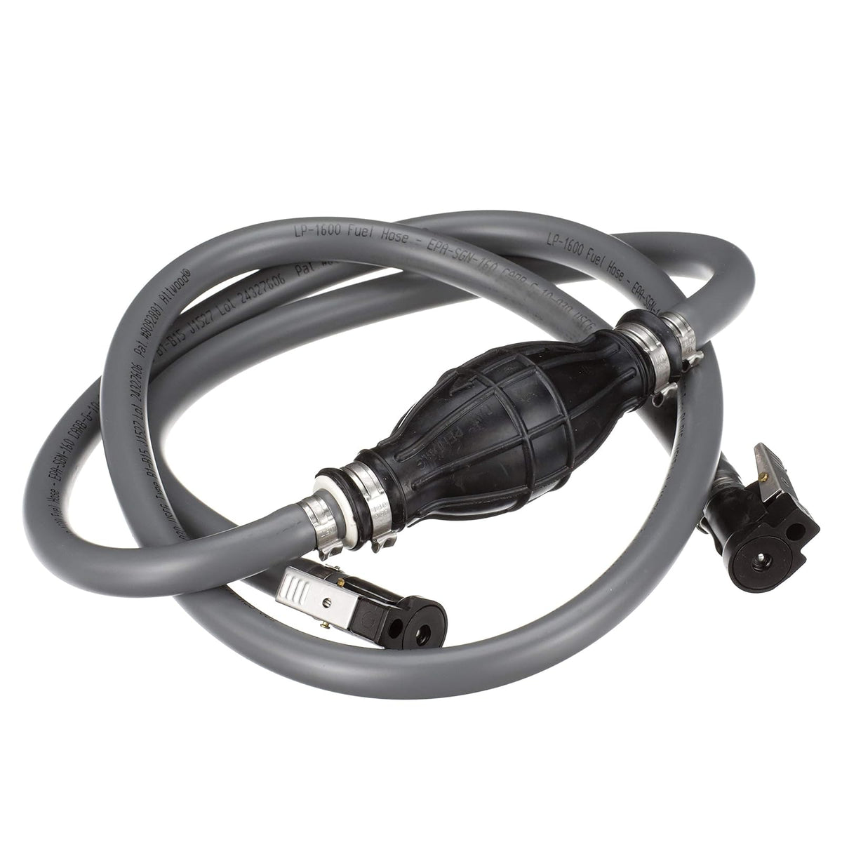 attwood 93806ELP7 - Kit de línea de Combustible para Motores Johnson y Evinrude, 6 pies de Largo, 3/8 Pulgadas. Diámetro, con Accesorios de Manguera