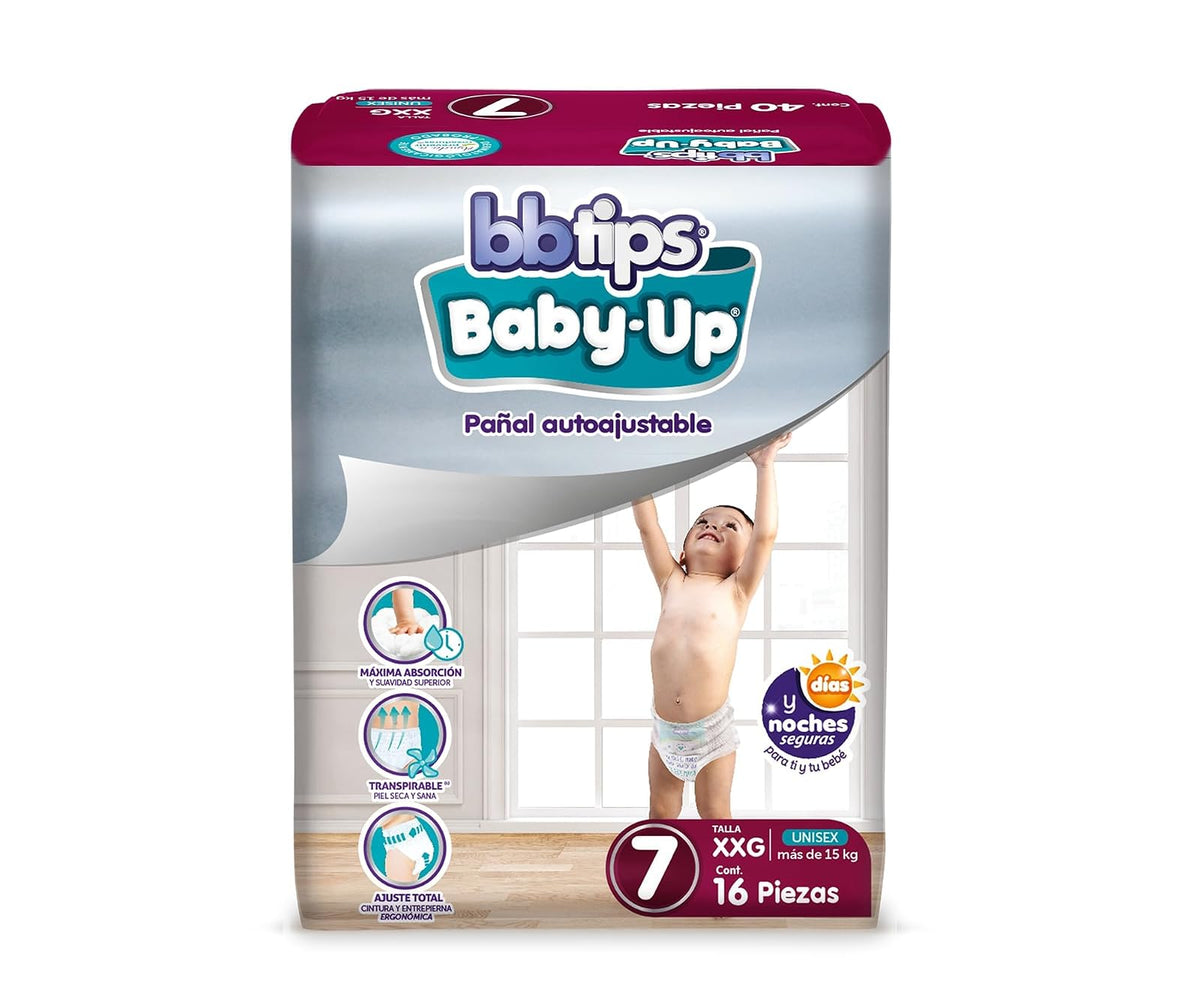 Bbtips Pañal Autoajustable Bbtips Baby Up XXG T7 96 Piezas