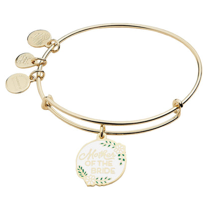 Alex and Ani Pulsera de madre de la novia con infusión de color