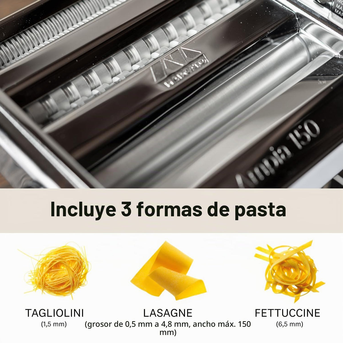 Marcato Ampia Máquina Para Pasta Cromo