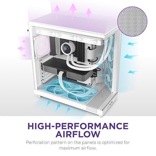 NZXT Gab H6 Flow Blanco ATX