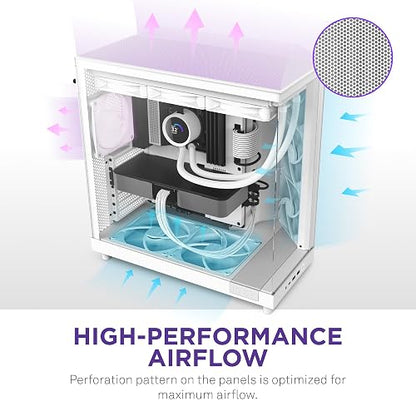 NZXT Gab H6 Flow Blanco ATX