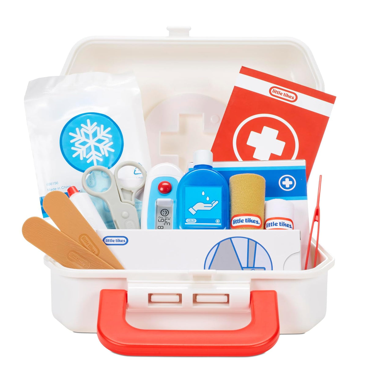 Little Tikes Kit de Primeros Auxilios - Juego de rol médico - 3 + años - Juega y aprende - Juguete Interactivo para niños - Incluye cubrebocas, inmovilizador de Brazo, folleto, Accesorios y más