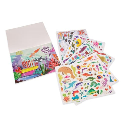 Melissa & Doug Bloc De Autoadhesivos Reutilizables - Mundo Submarino