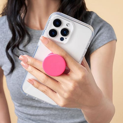 PopSockets - Empuñadura para teléfono con Soporte expandible, Agarre calcomanía, Color Rosa neón