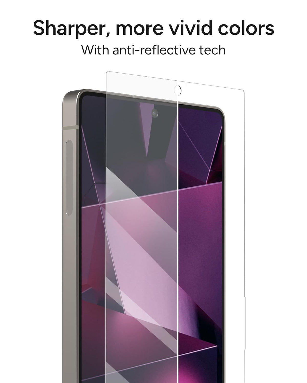 ZAGG Glass XTR4 - Protector de visualización para Samsung Galaxy S25 Ultra, vidrio templado, 11 veces más fuerte con grafeno, filtro de luz azul, tecnología antirreflectante, escudo invisible, fácil