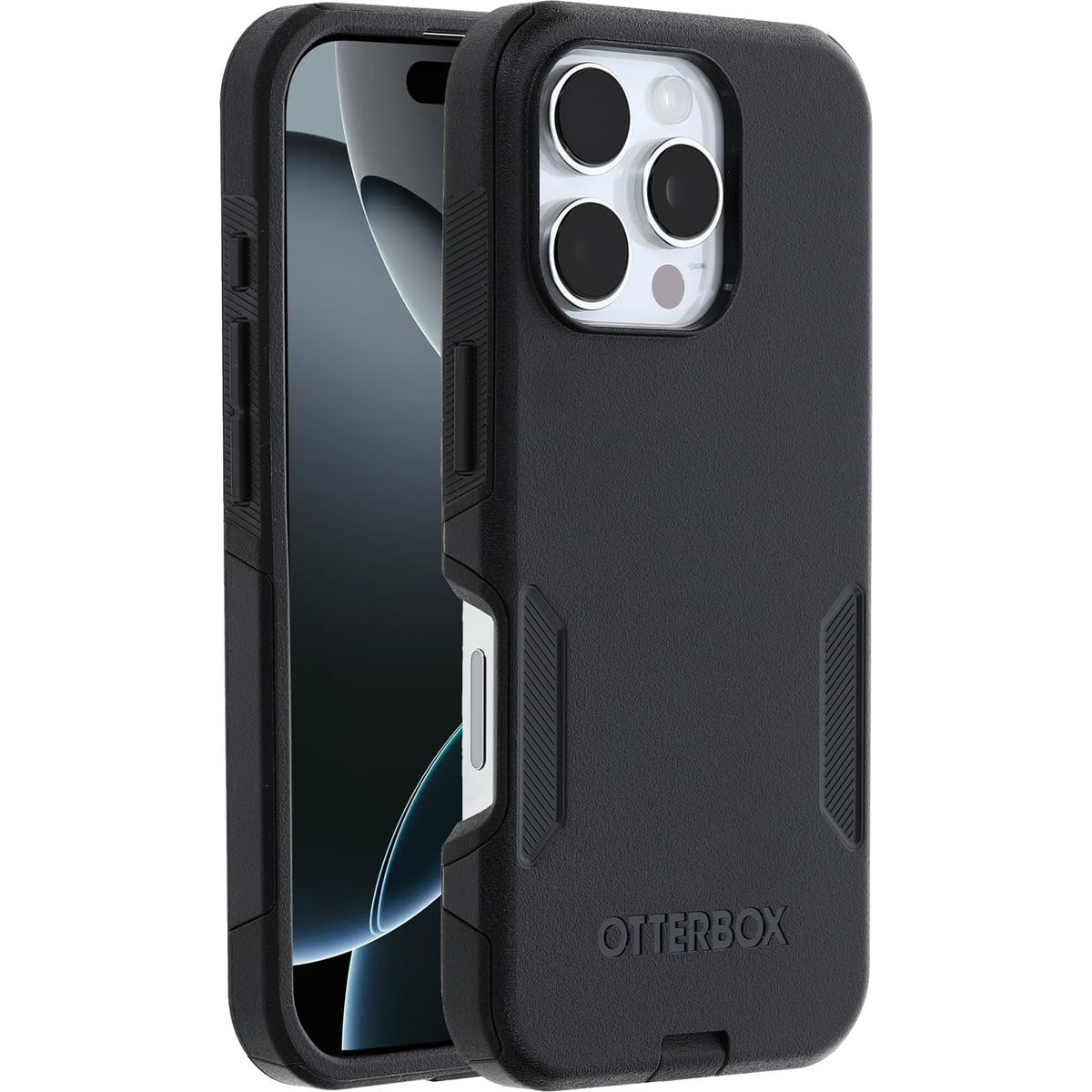 Otterbox - Funda para iPhone 16 Pro Commuter Series, Color Negro (Unidad única se envía en Bolsa de plástico)