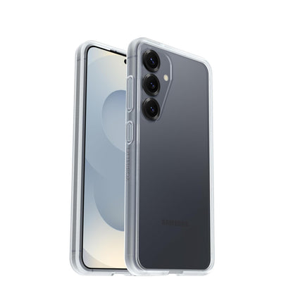 OtterBox - Funda Transparente para Samsung Galaxy S25 React Series, Compatible con Carga Inalámbrica y Protección DROP+