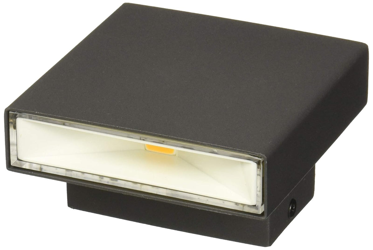 Tecnolite - Lámpara Pared Arbotante Exterior LED 9.5 W, Luz Cálida Brillante