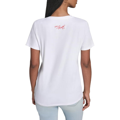 Karl Lagerfeld Choupette - Playera con Logotipo para Mujer