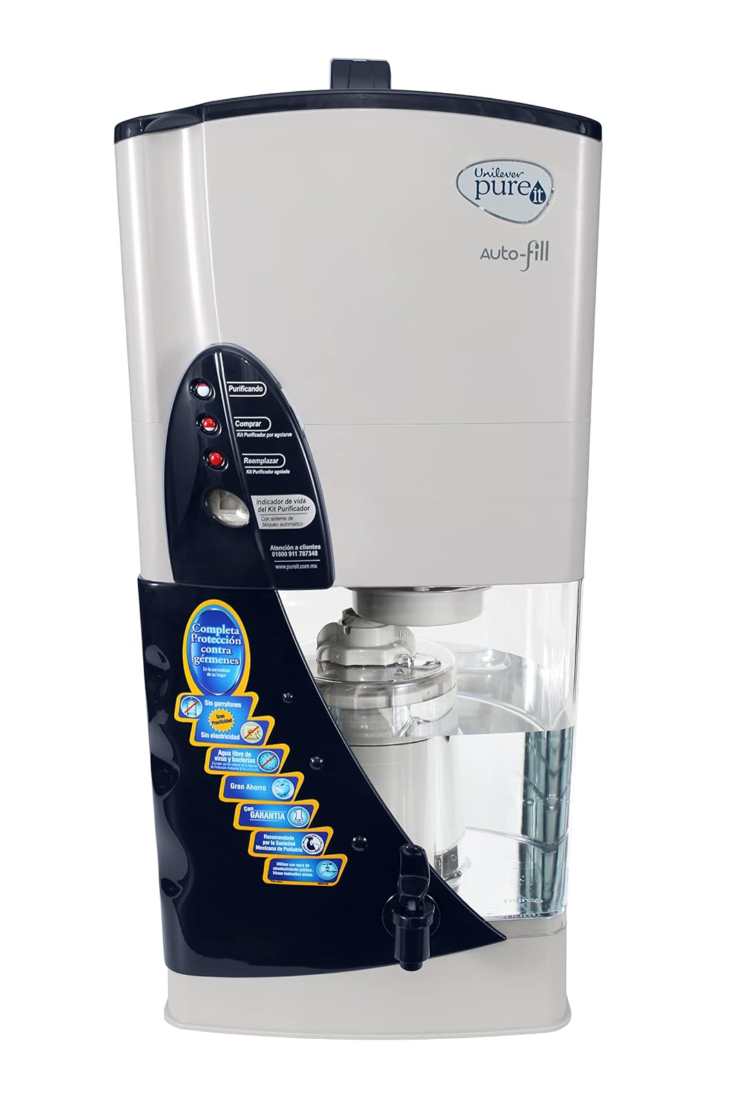 PureIt Purificador de Agua, Sin Instalación ni Electricidad - Autofill