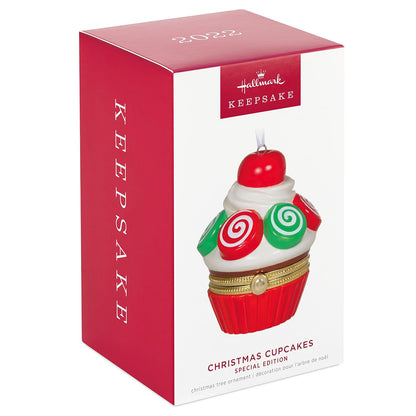 Hallmark Keepsake Adorno navideño 2022, Magdalenas de Navidad, edición Especial, Porcelana y Metal