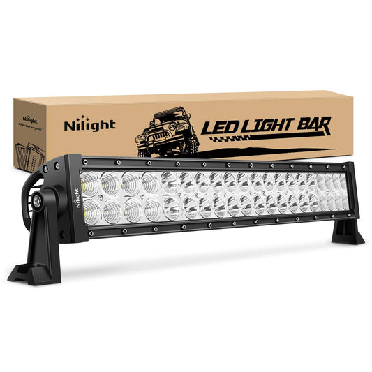 Nilight - Barra de luz LED de 55.8 cm y 120W, Multiuso
